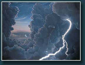 Thumbnail  the Galileo probe dropsinto Jupiters clouds
